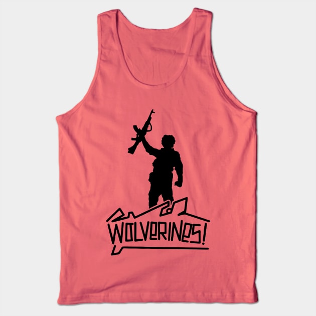Red Dawn Wolverines Tank Top by The Sarah Gibs
